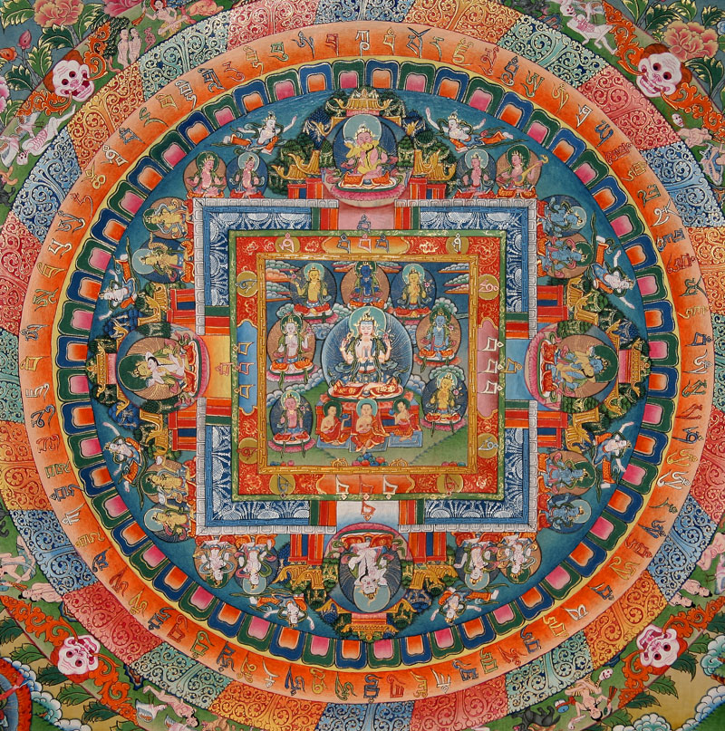 Avalokiteshvara (Chenrezig) Mandala