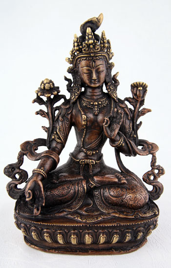 Weiße Tara Statue