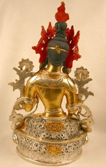 Weiße Tara Statue