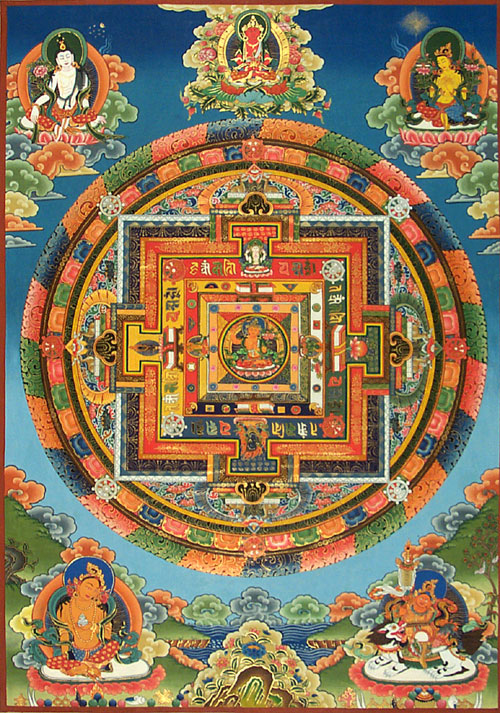 Mandala des Bodhisattva Manjusri