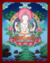 4 arms Avalokiteshvara, Chenrezig