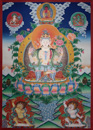 4 arms Avalokiteshvara, Chenrezig