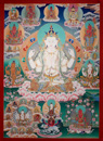 4 arms Avalokiteshvara, Chenrezig