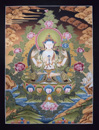 4 arms Avalokiteshvara, Chenrezig